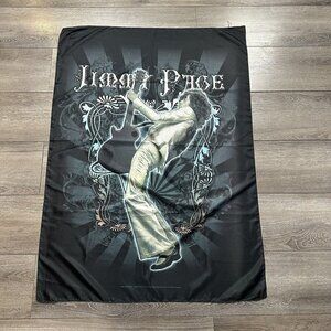 Jimmy Page Rock Music Tapestry Flag Wall Banner 31X40 2009 Y2K